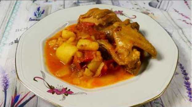 Video #137 Pollo in umido con patate e peperoni auf Deutsch