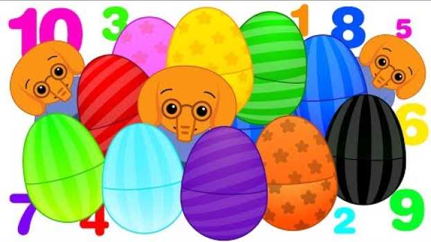 Video 10 Huevos Sorpresa Gigantes de Colores con Elefantes ♫ Juegos y Canciones Infantiles ♫ Plim Plim em português