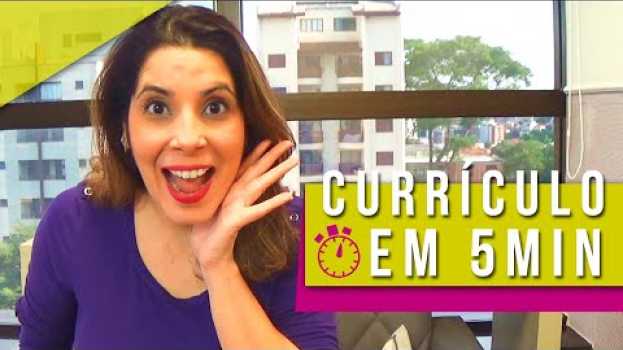 Video CURRICULO em 5 MINUTOS: como fazer um CURRICULO de SUCESSO e conquistar um EMPREGO ✅ po polsku