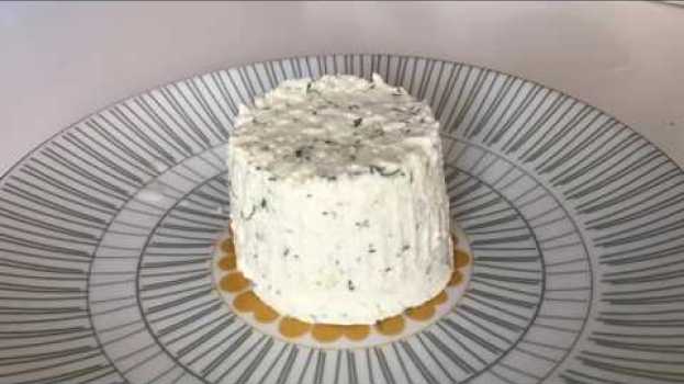 Video Fromage boursin fait maison su italiano