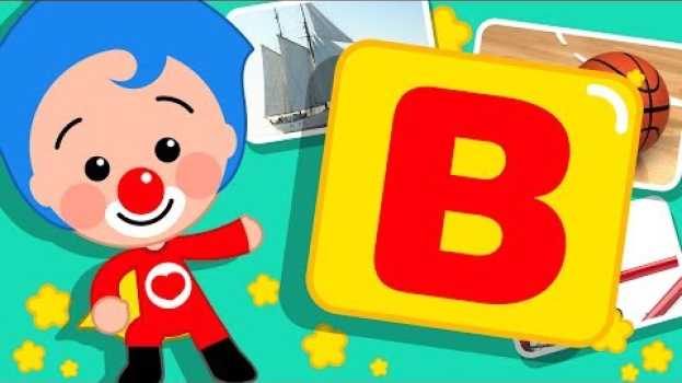 Video Gira y Aprende | Letra B  | Palabras con la Letra B  | Plim Plim in English