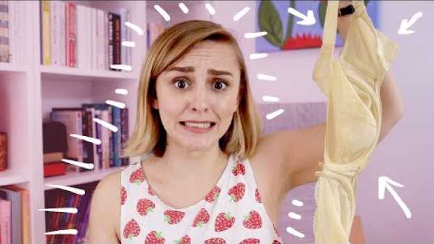 Video Not Wearing a Bra for a Week with Big Boobs! | Hannah Witton in English