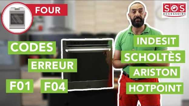 Video Mon four affiche un code F01 ou F04 Scholtès / Indesit / Ariston / Hotpoint : la carte électronique in English