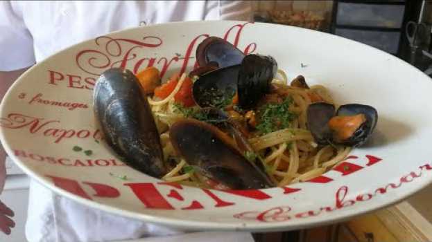 Video spaghetti con cozze/spaghetti aux moules/fruits de mer   türkçe