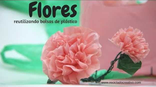 Video Cómo hacer preciosas flores reciclando bolsas de plástico   türkçe