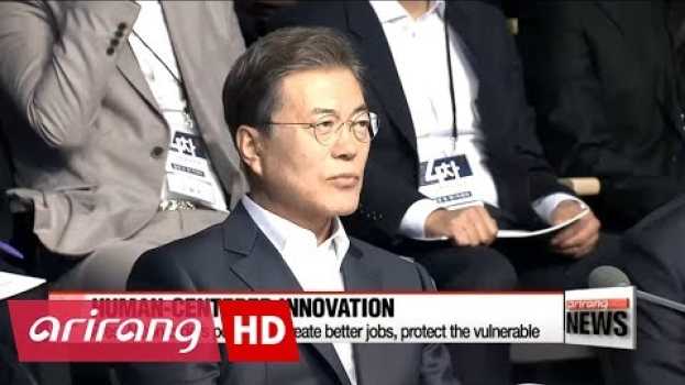 Video Pres. Moon pledges to implement 'regulatory sandbox' for new innovative industries en français