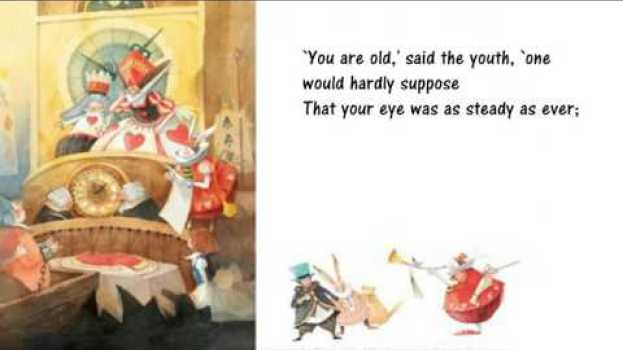 Video Learning English through stories (Subtitle) / Alice's adventures in Wonderland / CHAPTER V em português