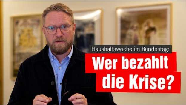 Video Wer bezahlt die Krise? Haushaltswoche im Bundestag (29.09.2020) su italiano
