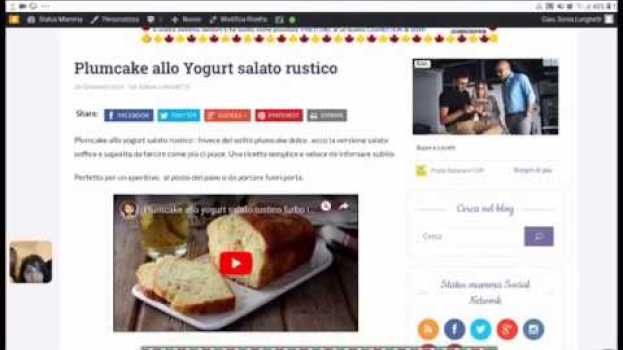 Video Vi spiego il mio mondo e una ricetta speciale auf Deutsch