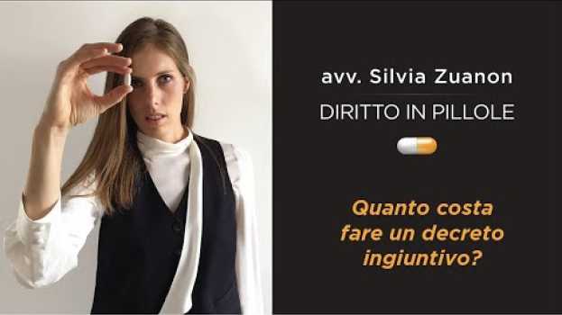 Video Quanto costa fare un decreto ingiuntivo? | Studiare Diritto Facile   türkçe
