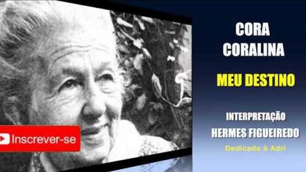 Видео Poesia "Meu Destino" [Cora Coralina] на русском