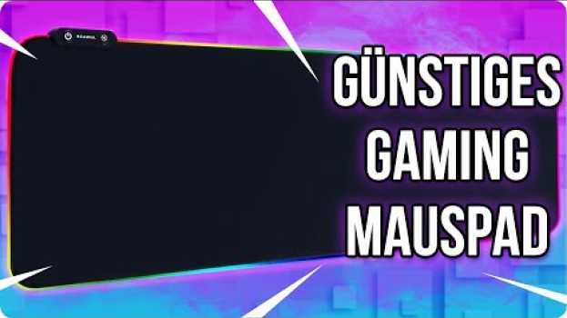 Video Gaming Mauspad unter 20€ - REAWUL RBG Mauspad Review / Test po polsku