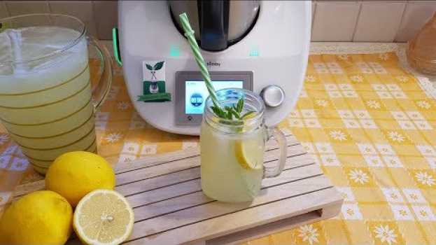 Video Bibita tipo lemon soda o schweppes al limone per bimby TM6 TM5 TM31 em português