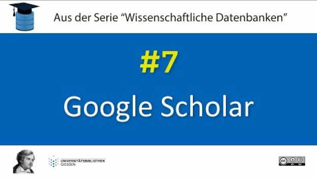 Video #7 - Google Scholar in English