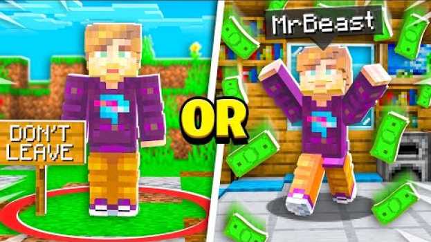 Video MrBeast vs Extreme Minecraft Would You Rather! - Challenge auf Deutsch