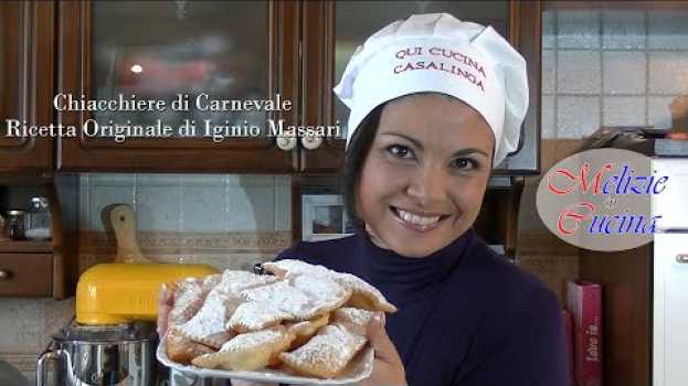 Video Chiacchiere di Carnevale - Ricetta Originale di Iginio Massari   türkçe