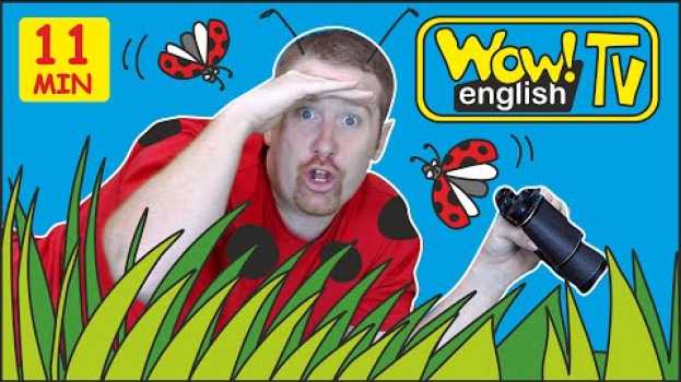 Video Animals in the Garden + MORE Stories with Steve and Maggie for Kids | Wow English TV en español