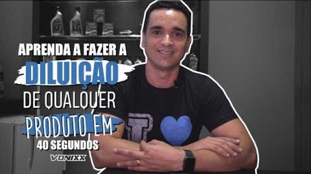 Video Como fazer a diluição de qualquer produto em 40 segundos su italiano