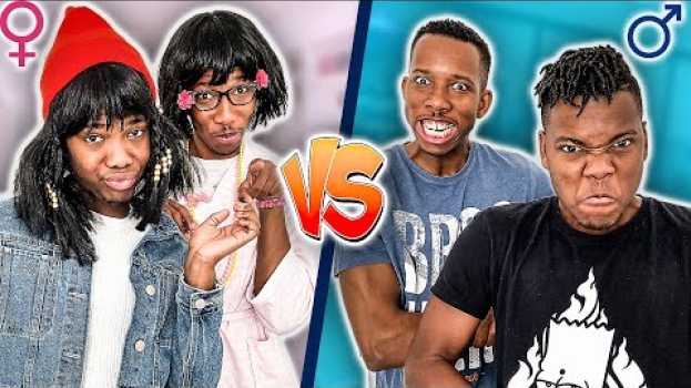 Video QUAND TU ES UNE FILLE VS UN GARCON - LES PARODIE BROS auf Deutsch