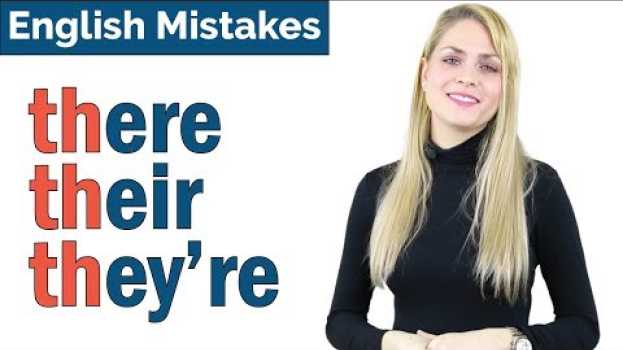Video THERE THEIR THEY'RE | Common English Spelling + Pronunciation Mistakes po polsku