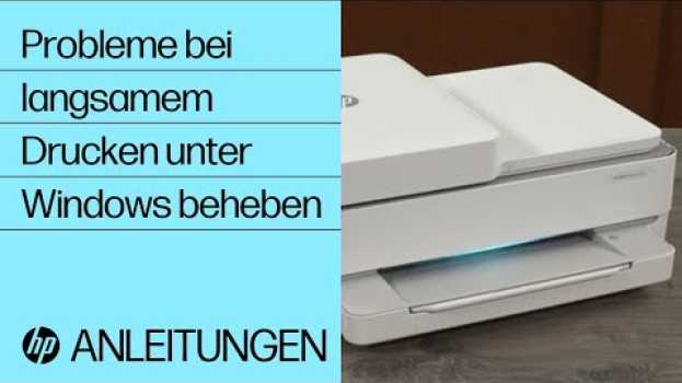 Video Probleme bei langsamem Drucken unter Windows beheben | HP Drucker | @HPSupport su italiano