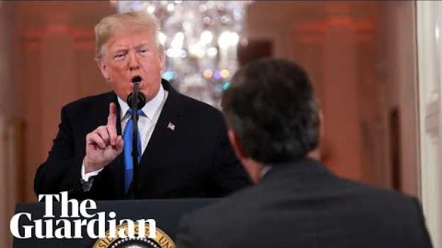 Video 'You are a rude, terrible person' : Trump attacks CNN reporter su italiano
