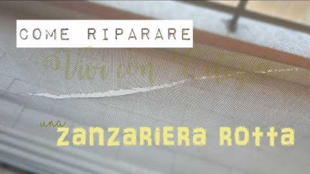 Video Come RIPARARE ZANZARIERA ROTTA e come LAVARE le ZANZARIERE en español