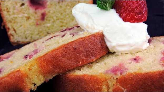 Video Bizcocho de Queso y Fresas (muy jugoso y esponjoso) su italiano