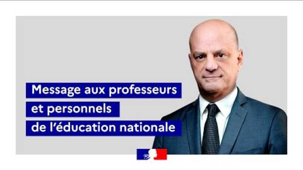 Video Message aux professeurs et personnels après l'assassinat d'un professeur, vendredi 16 octobre 2020 in English