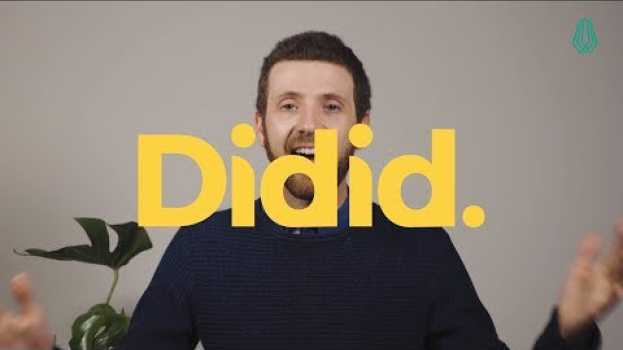 Video Announcing Didid: The app that helps your dreams come true   türkçe