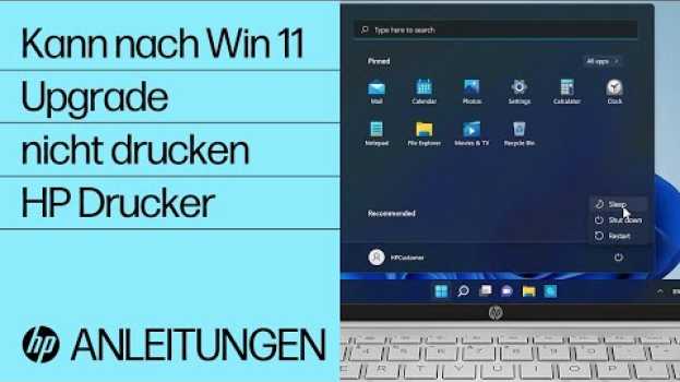 Видео Fehlerbehebung bei Druckproblemen nach einem Windows 11-Update oder -Upgrade | Win 11 | HP Support на русском