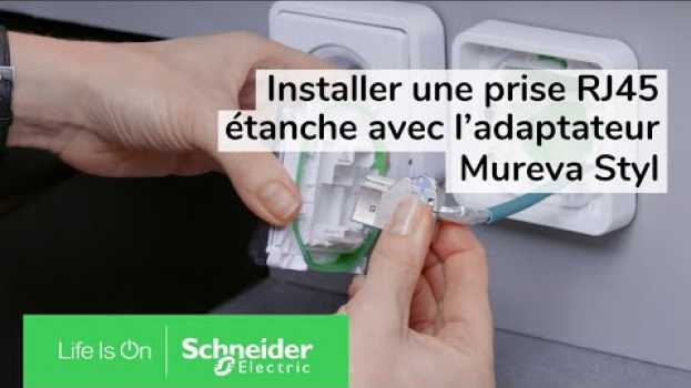 Video Comment installer une prise RJ45 étanche avec l’adaptateur Mureva Styl ?   türkçe