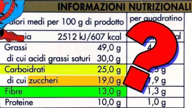 Video CARBOIDRATI ZUCCHERI FIBRE. C'è differenza? Facciamo chiarezza. #BressaMini #Leggiamol'etichetta auf Deutsch