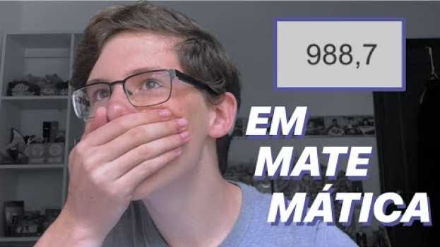 Video COMO EU TIREI 988,7 EM MATEMÁTICA NO ENEM | Lucas Felpi in English