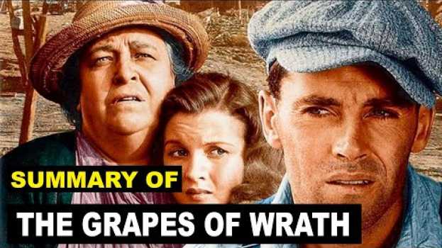 Video John Steinbeck. Summary of The Grapes of Wrath em português