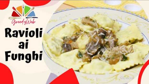 Видео RICETTA RAVIOLI ai Funghi con Salsa di Funghi misti на русском