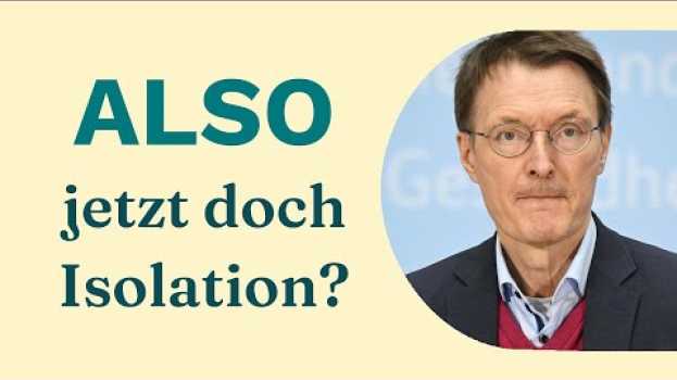 Video Karl Lauterbach gibt nach: Corona-Isolationspflicht bleibt doch! en français