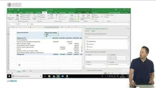 Video Power Pivot. Traer datos de una tabla a otra | 63/107 | UPV auf Deutsch