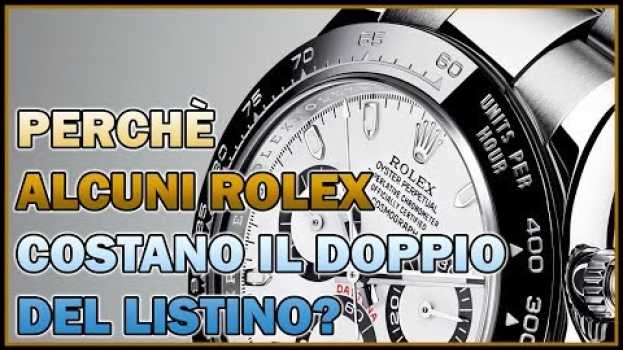 Video PERCHÈ I ROLEX COSTANO TANTO? ANCHE IL DOPPIO DEL LISTINO?   türkçe