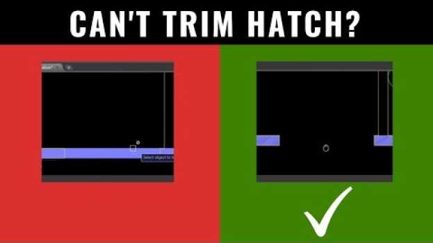 Video AutoCAD Tricks to Trim Hatches - Cannot Trim Hatch? WATCH THIS |P3V4 en español