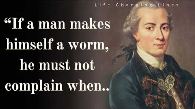 Video Immanuel Kant Quotes | Life Lessons Men Learn Too Late In Life | German Philosopher auf Deutsch