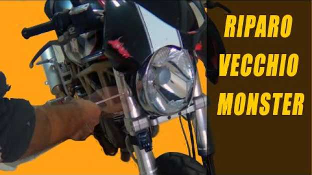 Video DUCATI MONSTER 600 LE CONDIZIONI  DOPO L'INCIDENTE STRADALE   türkçe