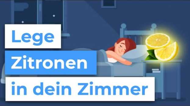 Video Sie legt eine Zitrone neben ihr Bett, was das bewirkt hat uns umgehauen! en français