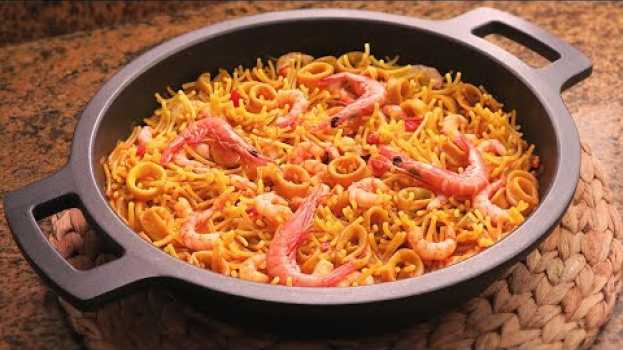 Видео Fideuà de Mariscos con Gambas y Calamares на русском