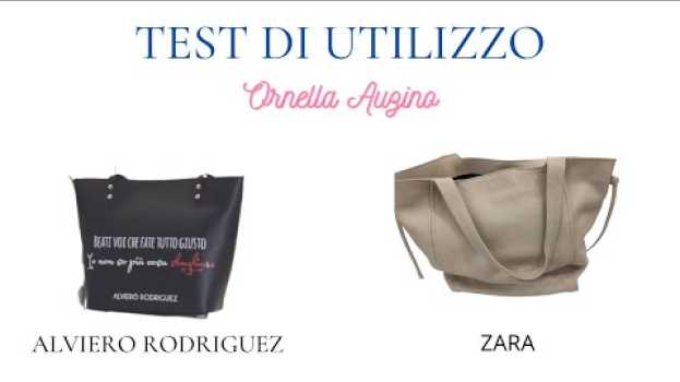 Video Alviero Rodriguez e Zara. Com'è andata dopo l'uso? Opinione di utilizzo a cura di Ornella Auzino em português