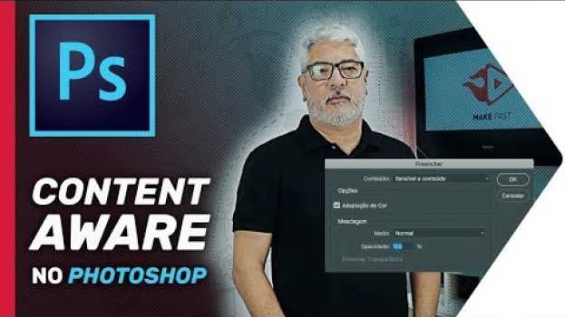 Video Como retirar objetos e pessoas de suas fotos no Adobe Photoshop CC | Make Fast #36 | MX Cursos in English