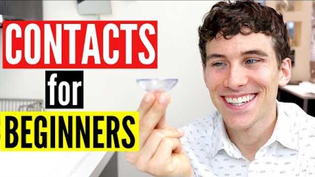 Video Contact Lenses for Beginners | How to Put in Contacts po polsku
