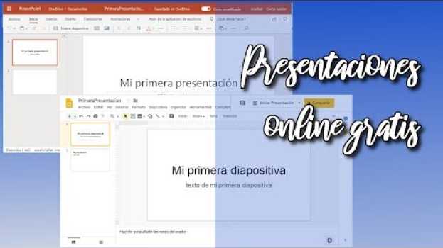 Video Como Hacer presentaciones 👍Power Point  y Google Presentaciones. Gratis online. em português