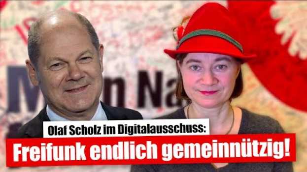 Video Freifunk soll endlich gemeinnützig werden! Olaf Scholz im Ausschuss Digitale Agenda (29.01.2020) em português