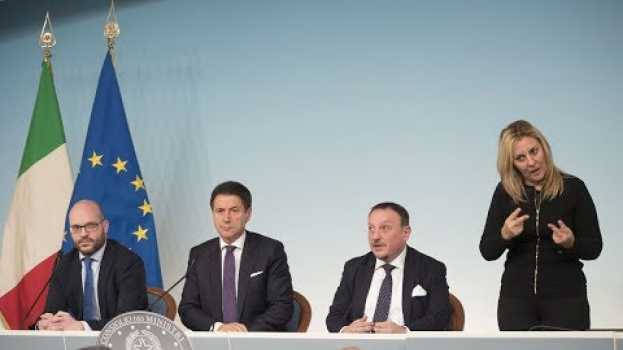 Video Giornata internazionale delle persone con disabilità, conferenza stampa del Presidente Conte in English